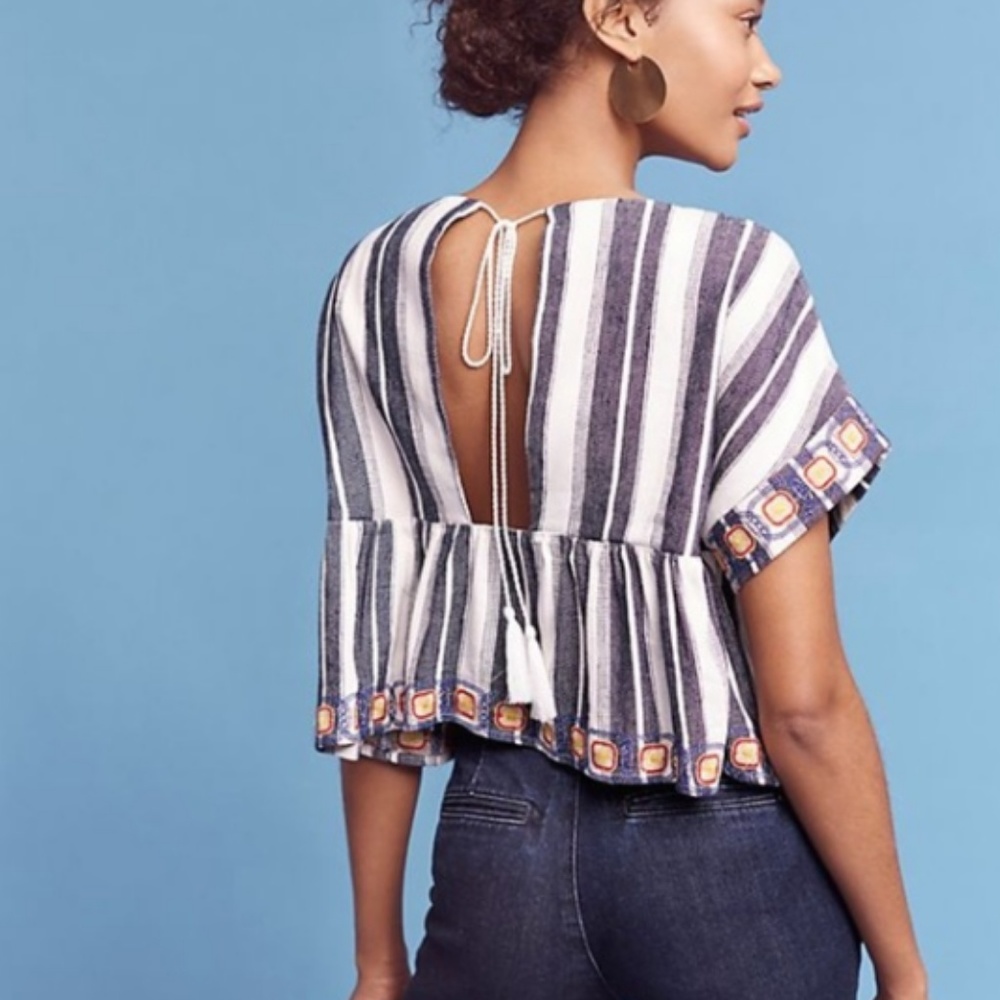 Anthropologie Maeve Vieques Midi Top
